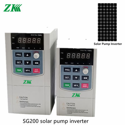 SG200 220V MPPT VFD Solar Pump Inverter With Dual Supply Mode